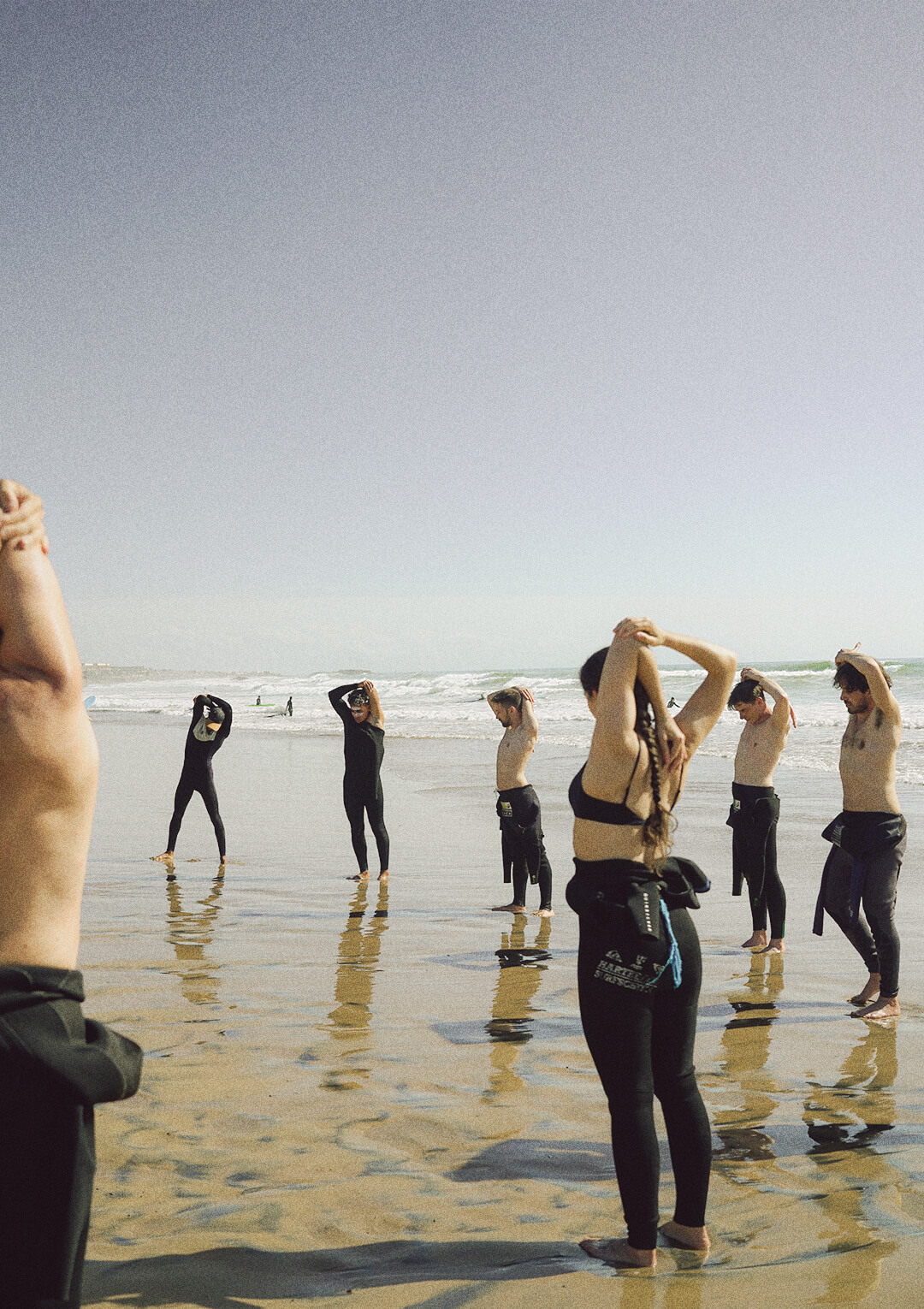 surf camp morocco warm up