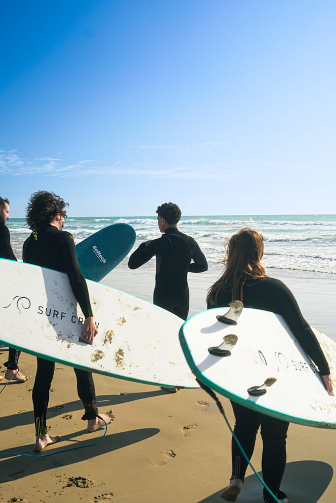 surf camp boards lesson