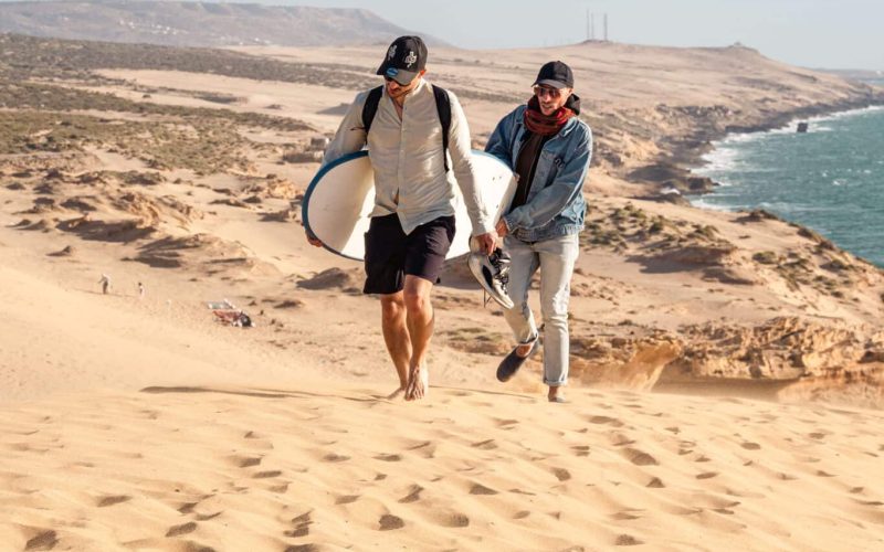 sandboarding timlalin morocco surf house
